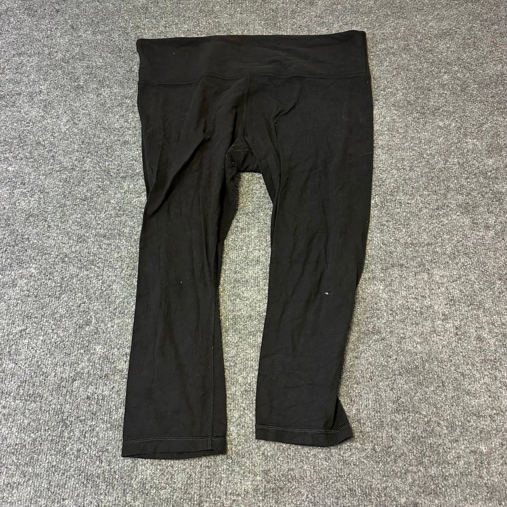 Athleta Capri Womens Size XL Black Elation High Rise Yoga Athletic Leggings